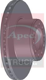 APEC DSK7016 - Тормозной диск abcparts.ee