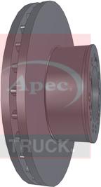 APEC DSK7011 - Тормозной диск abcparts.ee