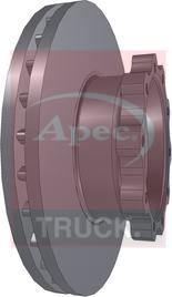 APEC DSK7013 - Тормозной диск abcparts.ee