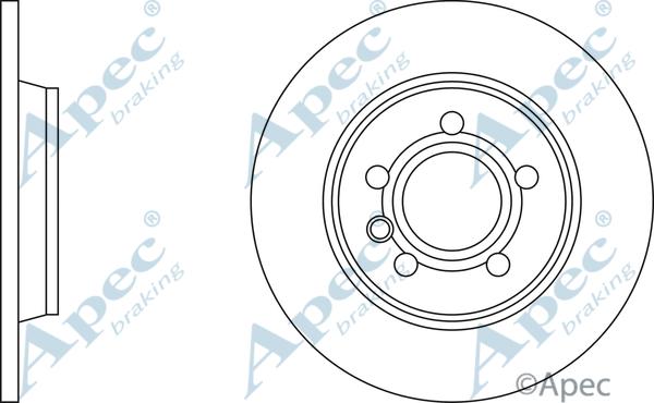 APEC DSK775 - Тормозной диск abcparts.ee