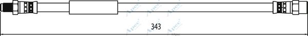 APEC HOS3956 - Тормозной шланг abcparts.ee