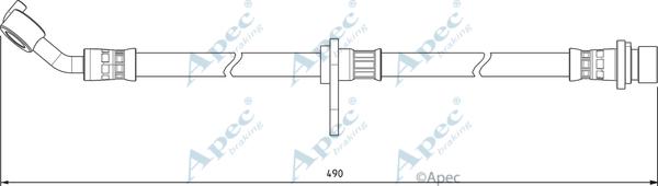 APEC HOS3984 - Тормозной шланг abcparts.ee