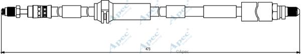 APEC HOS3847 - Тормозной шланг abcparts.ee