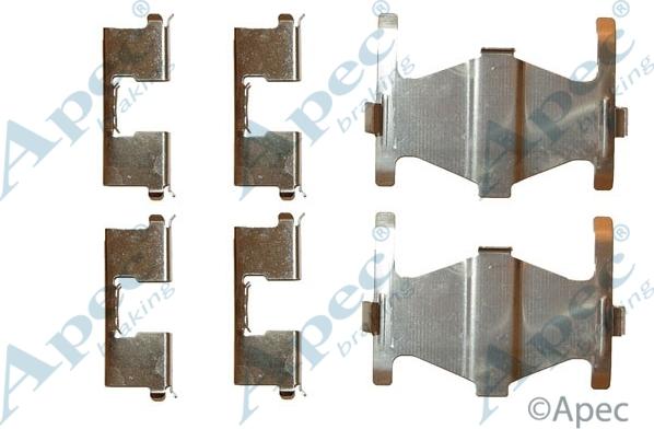 APEC KIT450 - Комплектующие для колодок дискового тормоза abcparts.ee