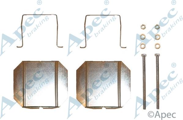 APEC KIT590 - Комплектующие для колодок дискового тормоза abcparts.ee