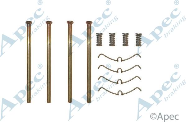 APEC KIT508 - Комплектующие для колодок дискового тормоза abcparts.ee