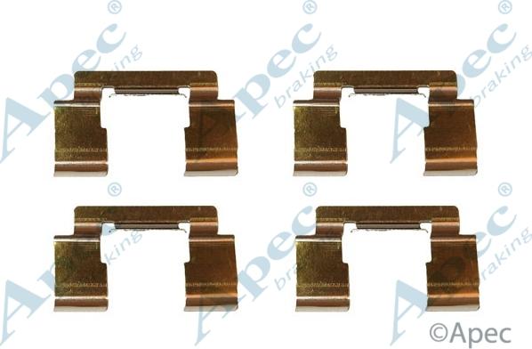 APEC KIT577 - Комплектующие для колодок дискового тормоза abcparts.ee