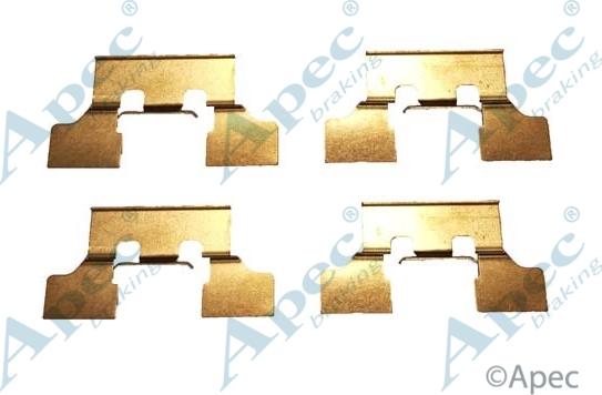 APEC KIT1065 - Комплектующие для колодок дискового тормоза abcparts.ee