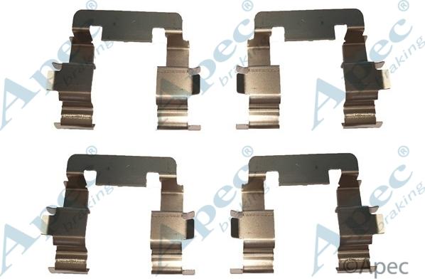 APEC KIT1020 - Комплектующие для колодок дискового тормоза abcparts.ee