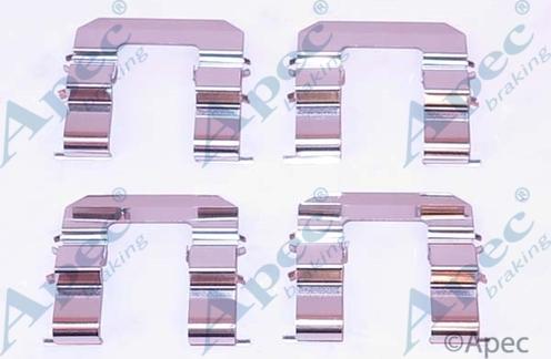 APEC KIT1114 - Комплектующие для колодок дискового тормоза abcparts.ee