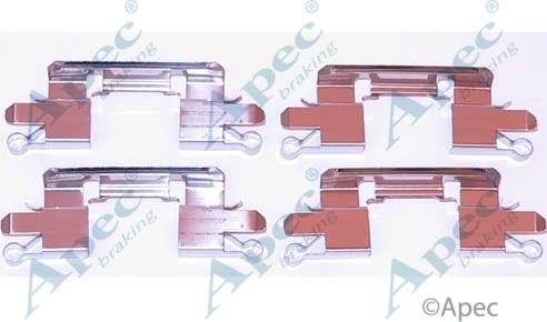 APEC KIT1177 - Комплектующие для колодок дискового тормоза abcparts.ee