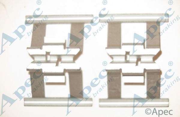 APEC KIT1255 - Комплектующие для колодок дискового тормоза abcparts.ee