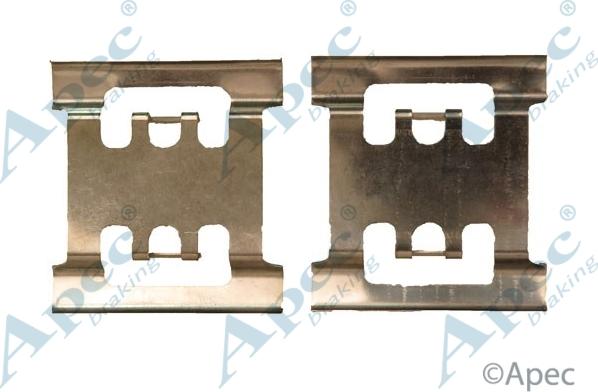 APEC KIT1264 - Комплектующие для колодок дискового тормоза abcparts.ee