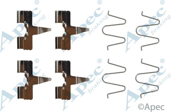 APEC KIT324 - Комплектующие для колодок дискового тормоза abcparts.ee