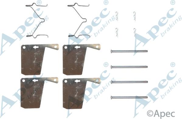 APEC KIT253 - Комплектующие для колодок дискового тормоза abcparts.ee