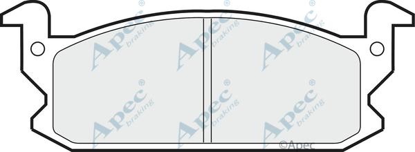APEC PAD445 - Тормозные колодки, дисковые, комплект abcparts.ee
