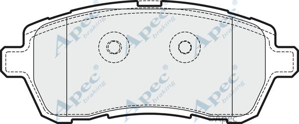 APEC PAD1841 - Тормозные колодки, дисковые, комплект abcparts.ee