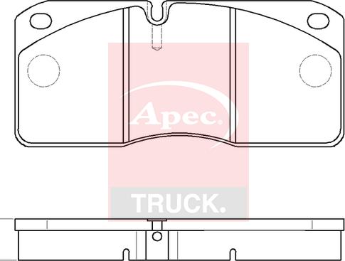 APEC PAD29067 - Тормозные колодки, дисковые, комплект abcparts.ee