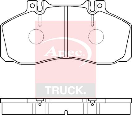 APEC PAD29835 - Тормозные колодки, дисковые, комплект abcparts.ee