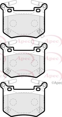 APEC PAD2261 - Тормозные колодки, дисковые, комплект abcparts.ee