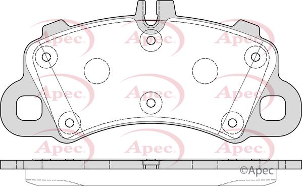 APEC PAD2273 - Тормозные колодки, дисковые, комплект abcparts.ee
