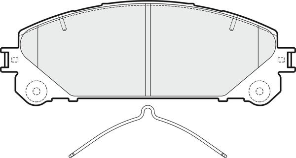 APEC PD4276 - Тормозные колодки, дисковые, комплект abcparts.ee