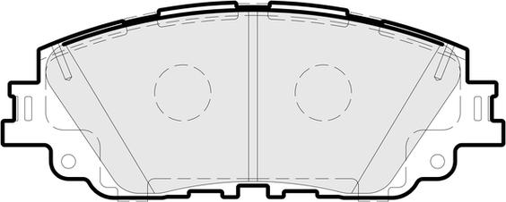 APEC PD3930 - Тормозные колодки, дисковые, комплект abcparts.ee