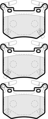 APEC PD3922 - Тормозные колодки, дисковые, комплект abcparts.ee