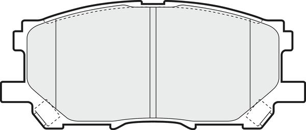 APEC PD3593 - Тормозные колодки, дисковые, комплект abcparts.ee