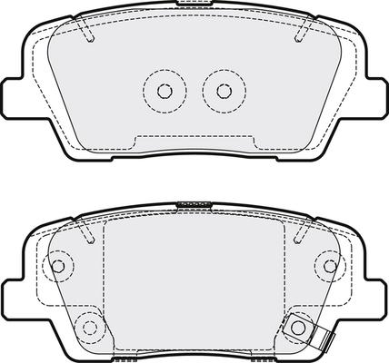 APEC PD3662 - Тормозные колодки, дисковые, комплект abcparts.ee