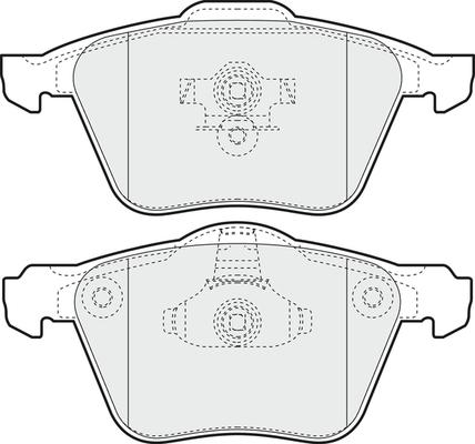 APEC PD3604 - Тормозные колодки, дисковые, комплект abcparts.ee