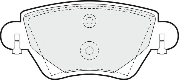 APEC PD3054 - Тормозные колодки, дисковые, комплект abcparts.ee