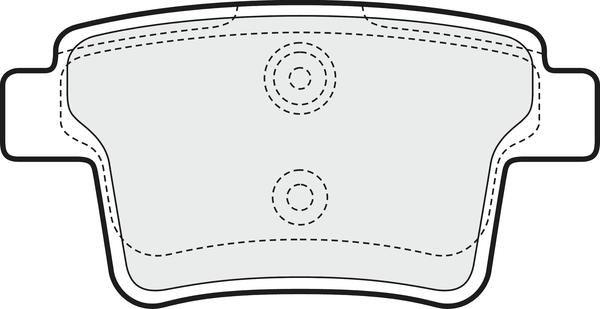 APEC PD3084 - Тормозные колодки, дисковые, комплект abcparts.ee