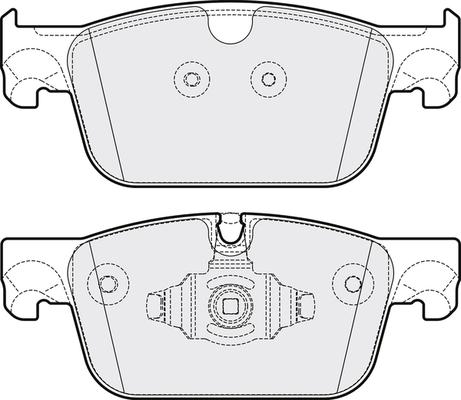 APEC PD3853 - Тормозные колодки, дисковые, комплект abcparts.ee
