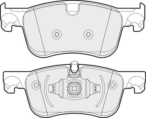 APEC PD3375 - Тормозные колодки, дисковые, комплект abcparts.ee