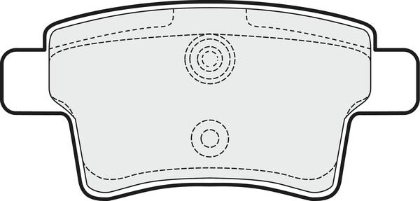 APEC PD3212 - Тормозные колодки, дисковые, комплект abcparts.ee