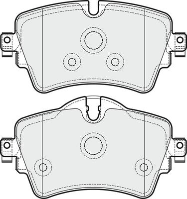 APEC PD3759 - Тормозные колодки, дисковые, комплект abcparts.ee