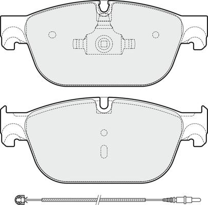 APEC PD3713 - Тормозные колодки, дисковые, комплект abcparts.ee