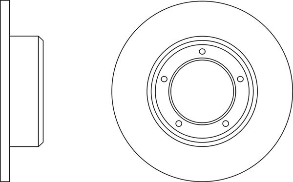 APEC SDK6918 - Тормозной диск abcparts.ee