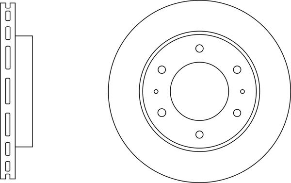 APEC SDK6937 - Тормозной диск abcparts.ee