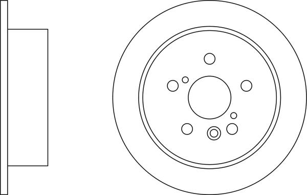 APEC SDK6540 - Тормозной диск abcparts.ee