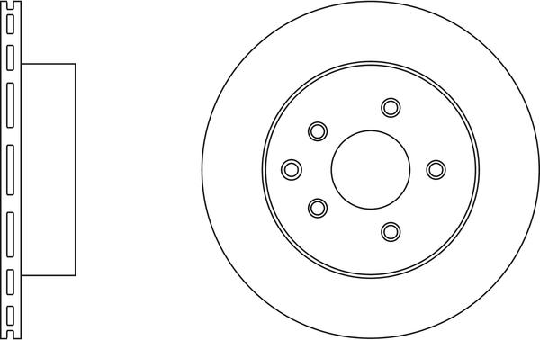 APEC SDK6169 - Тормозной диск abcparts.ee