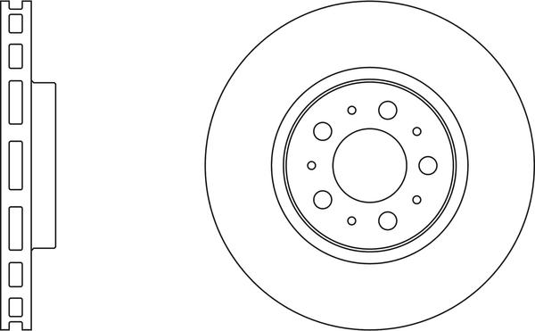 APEC SDK6179 - Тормозной диск abcparts.ee