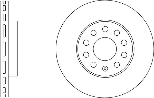 APEC SDK6828 - Тормозной диск abcparts.ee