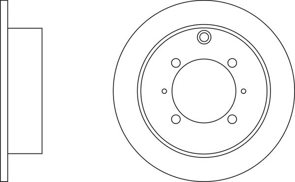 APEC SDK6325 - Тормозной диск abcparts.ee