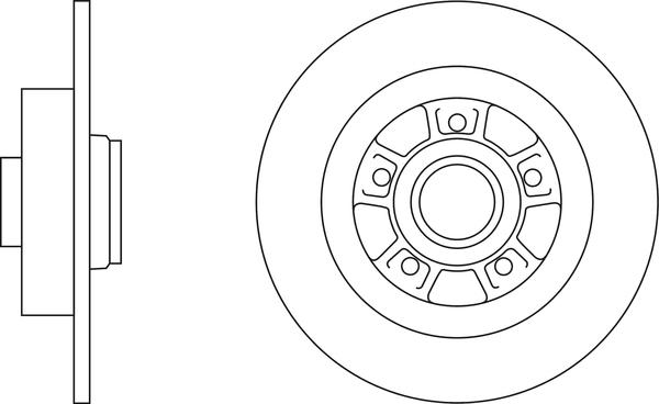 APEC SDK6375 - Тормозной диск abcparts.ee