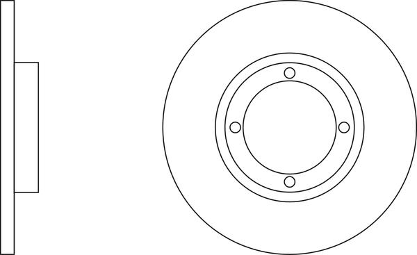 APEC SDK6205 - Тормозной диск abcparts.ee