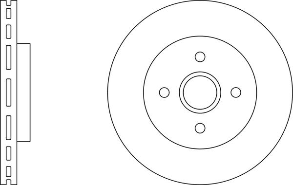 APEC SDK6738 - Тормозной диск abcparts.ee