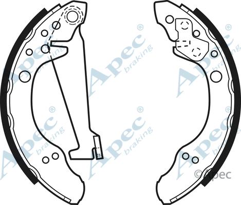 APEC SHU480 - Piduriklotside komplekt abcparts.ee