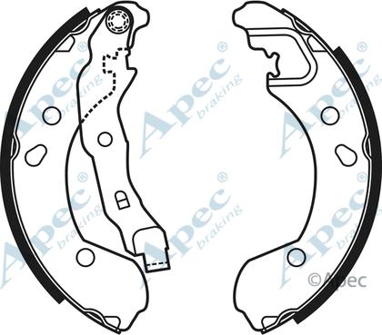 APEC SHU653 - Piduriklotside komplekt abcparts.ee